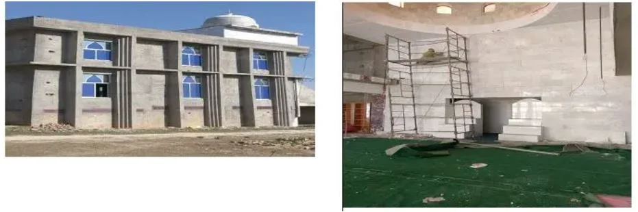 Masjid-e-Bashir construction